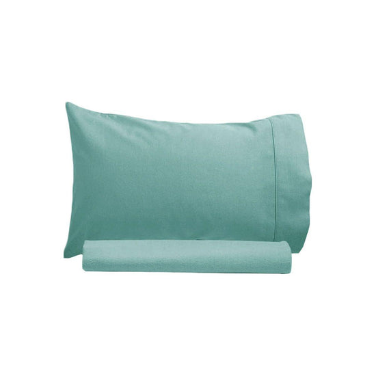 Artex 250TC 100% Cotton Sheet Set Single Teal