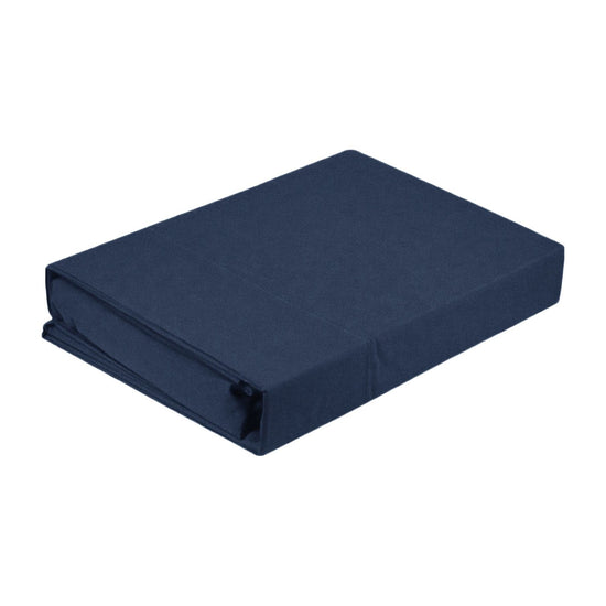 Artex Microfibre Sheet Set Double Navy