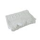 White Knitted Crochet Cotton Tablecloth Square 137 x 137 cm Scalloped Edging 4-Seater