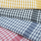 Hotel Living Set of 2 Jumbo Cotton Check Tea Towels 60x90cm Navy