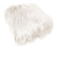 Mia Luxury Long Hair Faux Fur Throw Rug 127 x 152 cm Ivory