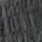 Harper Soft Ruched Pattern Faux Fur Throw Rug 127 x 152 cm Charcoal