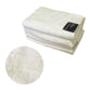 500GSM Set of 4 100% Cotton Velour Bath Towels Ivory 70 x 140 cm