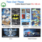 Teen Cool Theme Cotton Beach Towel 70 x 140 cm Star Wars Robots R2-D2 BB-8