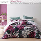 Bianca Abigail Berry Floral Printed Quilted Bedspread Set Queen