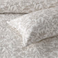 Bianca Ameila Stone Jacquard Quilted Foliage Bedspread Set Super King