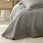 Bianca Zaria Taupe Embroidered Bedspread Set King