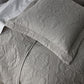 Bianca Zaria Taupe Embroidered Bedspread Set Queen