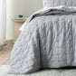 Bianca Langston Silver Pre-Washed Linen Cotton Comforter Set Queen/King