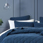 Bianca Barclay Navy Coverlet Set Queen/King