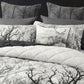 Bianca Boscage Black Forest Printed Quilted Polyester Coverlet Set Super King