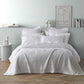 Bianca Cassiano White Polyester Jacquard Coverlet Set Queen/King