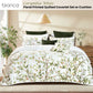 Bianca Corymbia White Floral Printed Quilted Polyester Coverlet Set Super King