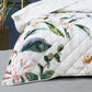 Bianca Indi White Polyester Coverlet Set Single/Double