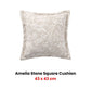 Bianca Ameila Stone Square Filled Cushion 43 x 43cm