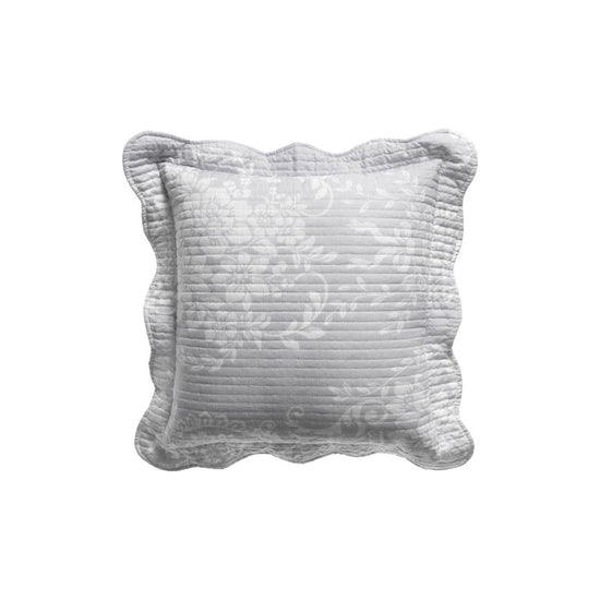 Bianca Florence Grey Square Cushion