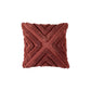 Bianca Haven Terracotta Cotton Chenille Square Cushion