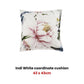 Bianca Indi White Square Filled Cushion 43 x 43cm
