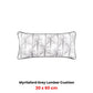 Bianca Myrtleford Grey Lumbar Oblong Filled Cushion 30 x 60cm