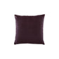 Bianca Vivid Coordinates Square Velvet Cushion Plum 43 x 43cm