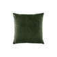 Bianca Vivid Coordinates Square Forest Green Velvet Cushion