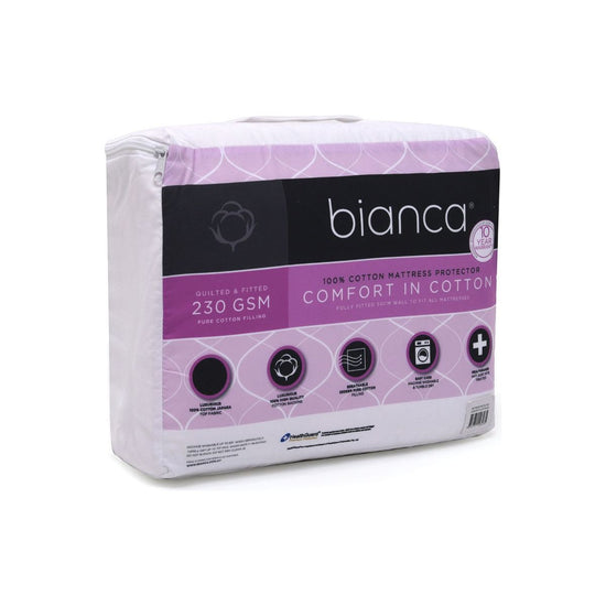 Bianca Comfort in Cotton Mattress Protector King Single