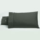 Bianca Pair of 500TC Cotton Sateen Standard Pillowcases Charcoal