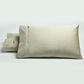 Bianca Pair of 500TC Cotton Sateen Standard Pillowcases Stone