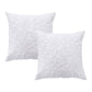 Bianca Pair of Ella White European Pillowcases 65 x 65cm