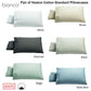 Bianca Pair of Heston Cotton Percale Standard Pillowcases Sage