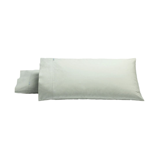 Bianca Pair of Heston Cotton Percale King Pillowcases Silver