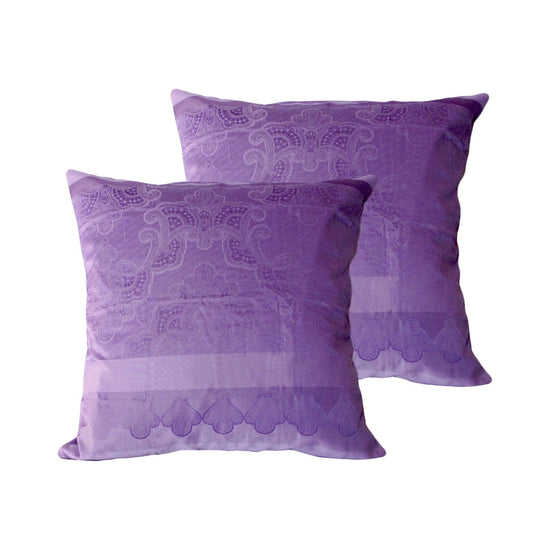 Bianca Pair of European Pillowcases Trendon Purple 65 x 65 cm