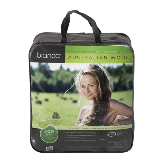 Bianca 300GSM Woolly Comforts Summer Wool Quilt Super King