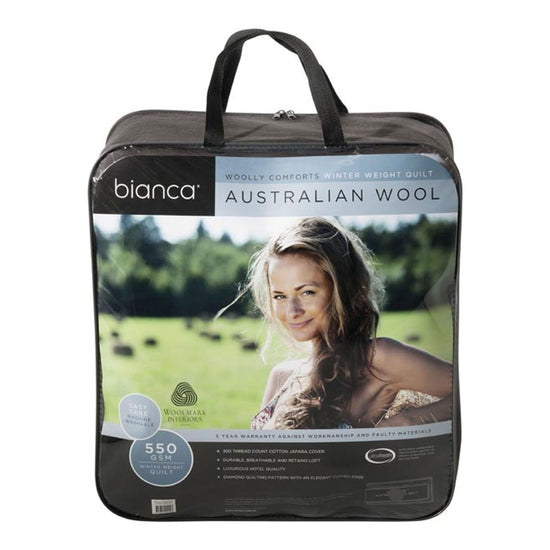 Bianca 550GSM Woolly Comforts Winter Wool Quilt King