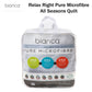 Bianca Pure Microfibre All Seasons Quilt Single