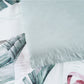 Bianca Abbey Green Cotton Sateen Tropical Floral Quilt Cover Set King