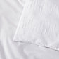 Bianca Cosmo White Soft Chenille Geometric Quilt Cover Set King
