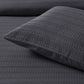 Bianca Kahlani Charcoal Waffle Quilt Cover Set King