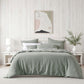 Bianca Kahlani Sage Waffle Quilt Cover Set Queen