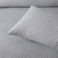 Bianca Pesaro Grey Polyester Cotton Quilt Cover Set Queen