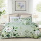 Bianca Salisbury Sage Floral Cotton Sateen Quilt Cover Set Super King
