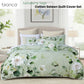 Bianca Salisbury Sage Floral Cotton Sateen Quilt Cover Set Super King