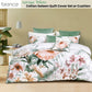 Bianca Sariya White Cotton Sateen Quilt Cover Set Queen