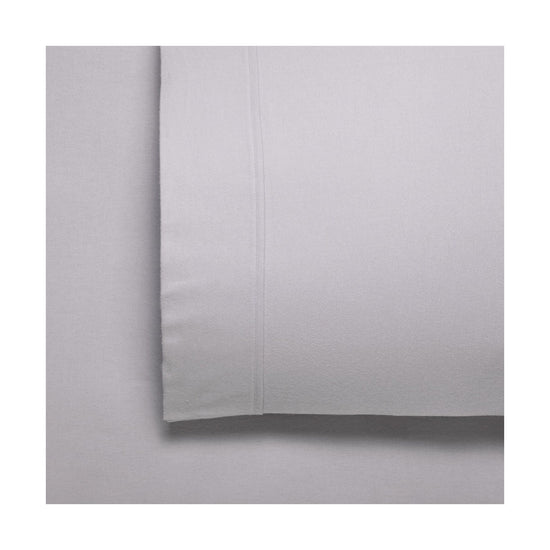 Bianca Fletcher Flannelette Cotton Sheet Set Stone King