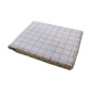 Cotton Grid Checks Oblong Table Cloth Coral 150 x 230cm