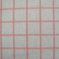 Cotton Grid Checks Oblong Table Cloth Coral 150 x 230cm