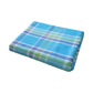 Cotton Plaid Checks Round Table Cloth 180cm Diameter Blue