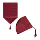 Metallic Texture Table Runner with Tassel 33 x 180 cm Red