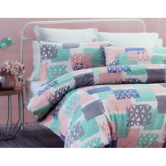 Belmondo Gouache Niro Easy Care Quilt Cover Set Queen