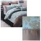 Regal Blue Polyester Cotton Jacquard Quilt Cover Set Double